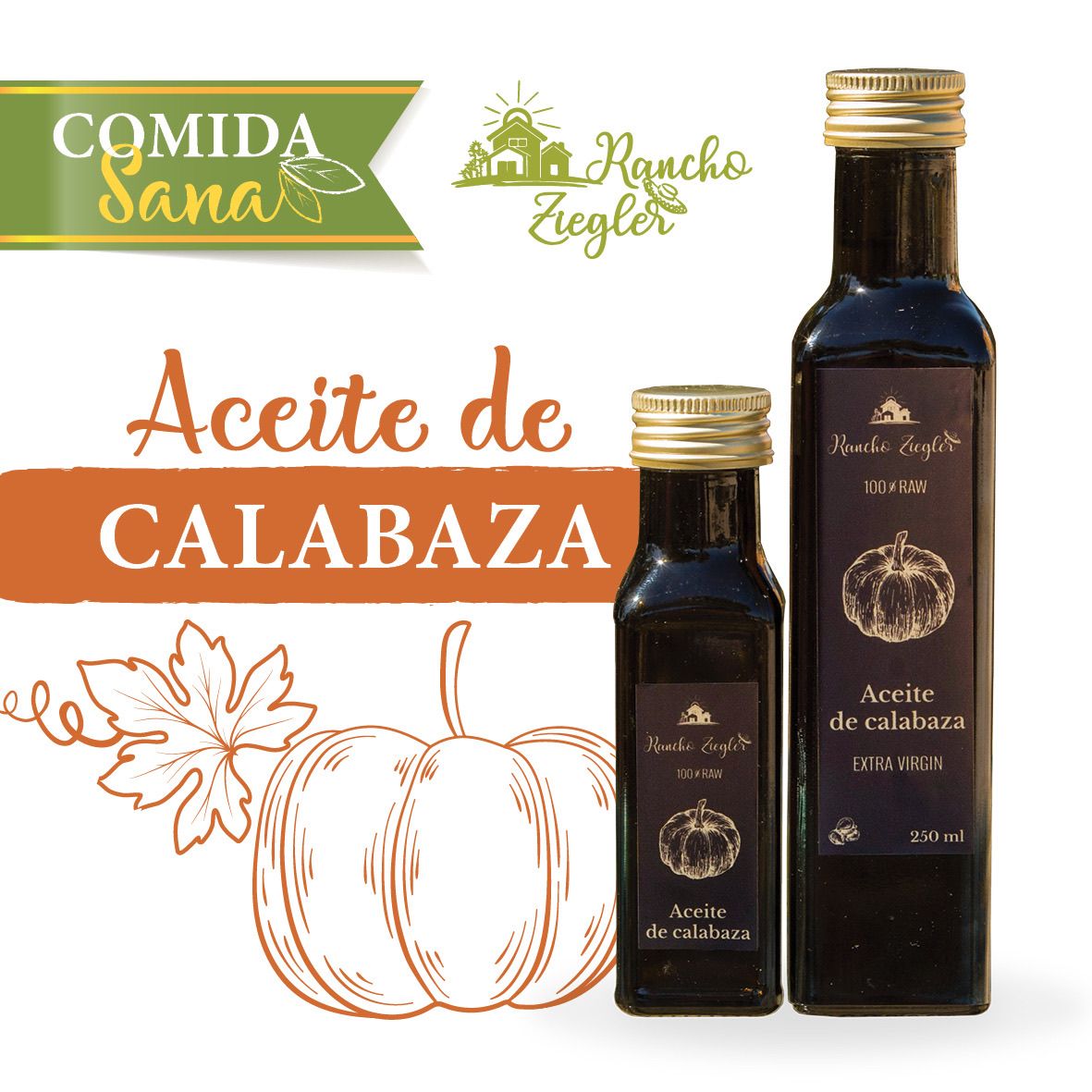 Aceite de Calabaza 250 ml